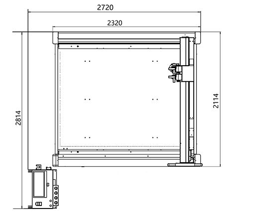 Mesa estática BK 1713